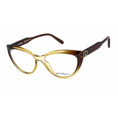 Salvatore Ferragamo Women's Eyeglasses - Cat Eye Brown Gradient Frame | SF2853 250