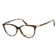 Salvatore Ferragamo Women's Eyeglasses - Dark Tortoise Cat-Eye Frame | SF2870 219