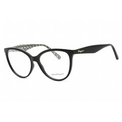 Salvatore Ferragamo Women's Eyeglasses - Full Rim Black Acetate Cat Eye | SF2933 001