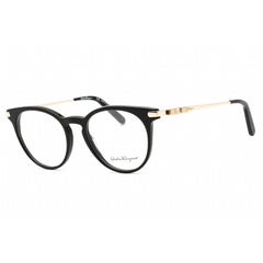 Salvatore Ferragamo Women's Eyeglasses - Full Rim Black Plastic Round | SF2927 001