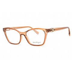 Salvatore Ferragamo Women's Eyeglasses - Full Rim Crystal Brown Frame | SF2902 210