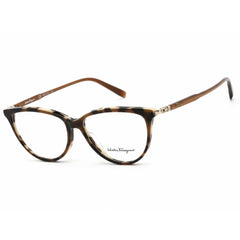 Salvatore Ferragamo Women's Eyeglasses - Maculate Brown Plastic Frame | SF2870 296