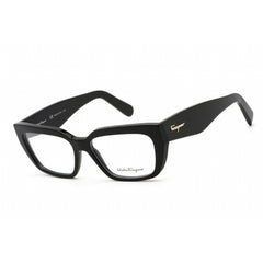 Salvatore Ferragamo Women's Eyeglasses - Rectangular Black Plastic Frame | SF2905 001