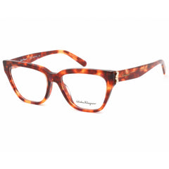 Salvatore Ferragamo Women's Eyeglasses - Tortoise Cat-Eye Plastic Frame | SF2893 214