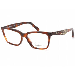 Salvatore Ferragamo Women's Eyeglasses - Tortoise Rectangular Frame | SF2904 240