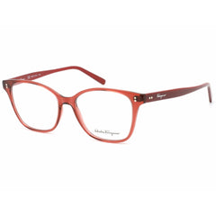 Salvatore Ferragamo Women's Eyeglasses - Transparent Cherry Acetate Frame | SF2912 611