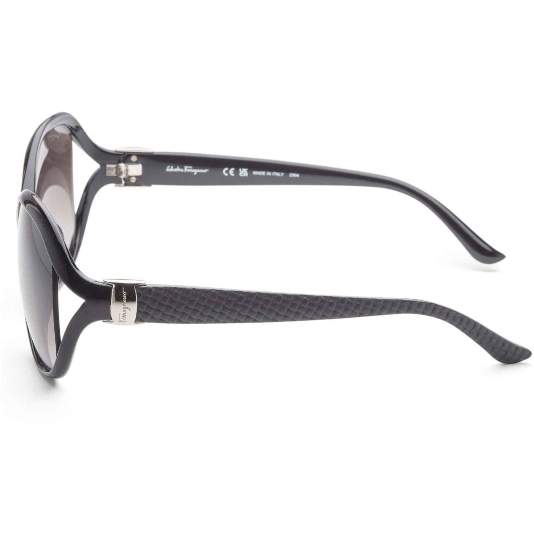 NEW Salvatore Ferragamo SF770SA-001 Women’s  Black Sunglasses Authentic $219 Amazon.com: Salvatore Ferragamo Sunglasses Oval Full Rim  main image 3