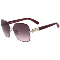 Salvatore Ferragamo Women's Sunglasses - Bordeaux Gradient Lens Metal | SF150S 728