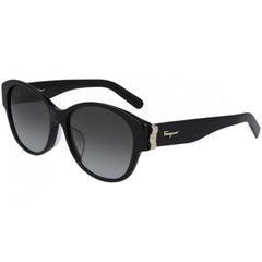 Salvatore Ferragamo Women's Sunglasses - Brown Grey Lens Black Frame | SF974SA 001
