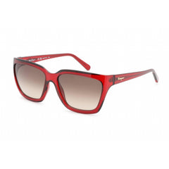 Salvatore Ferragamo Women's Sunglasses - Crystal Wine Plastic Frame | SF1018S 655
