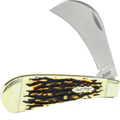 Schrade Folding Knife - Uncle Henry Hawkbill Pruner Stainless Steel Blade | SC16UH