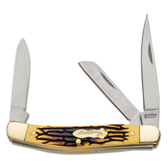 Schrade Folding Knife - Uncle Henry Premium Stockman Staglon Handle Pocket | SC897UH