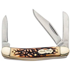 Schrade Folding Knife - Uncle Henry Small Stockman Style Steel Blade | SC807UH