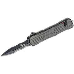Schrade Knife -Viper 3 OTF Aluminum Handle Assisted Black Plain Blade | SCHOTF3CB