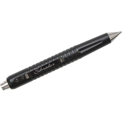 Schrade Pen - Black Aluminum Material Construction Tactical Push Button | SCPEN9BK