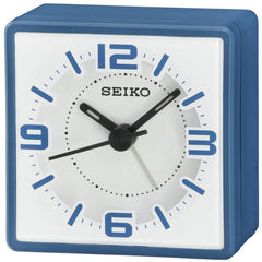 Seiko Alarm Clock - Bedside Quartz Blue | QHE091ELH