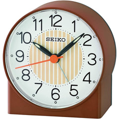 Seiko Alarm Tabletop Clock - Asami Quartz Brown | QHE136BLH