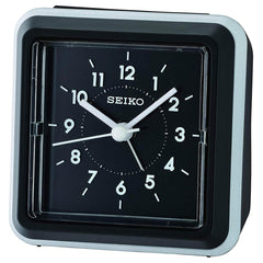 Seiko Alarm Tabletop Clock - Ena Quartz Black | QHE182KLH