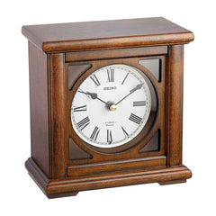 Seiko Mantel Clock - Austen Music and Chime Brown Wooden | QXW237BLH