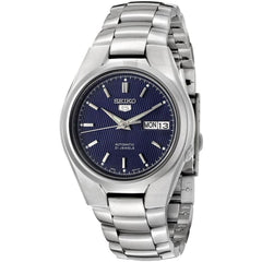 Seiko Men's Automatic Watch - 5 Sports Blue Dial Stainless Steel Bracelet | SNK603K1