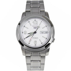 Seiko Men's Automatic Watch - 5 Sports Silver Stainless Steel Bracelet | SNKE57K1