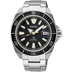 Seiko Men's Automatic Watch - Prospex King Samurai Black Dial SS Bracelet | SRPE35K1