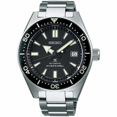 Seiko Men's Automatic Watch - Prospex Power Reserve Black Dial Bracelet | SPB051J1