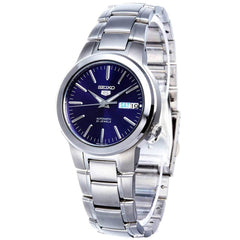 Seiko Men's Automatic Watch - Seiko 5 Blue Dial Stainless Steel Bracelet | SNKA05K1