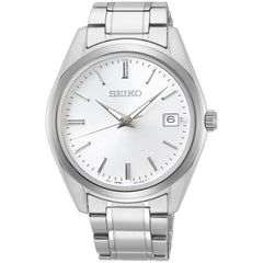 Seiko Men's Quartz Watch - Classic Silver Dial Stainless Steel Bracelet | SUR307P1