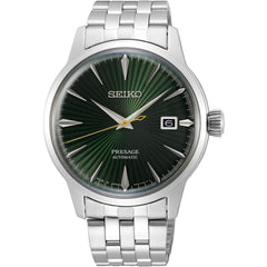 Seiko Men's Watch - Presage Cocktail Time Power Reserve Silver SS Bracelet | SRPE15J1