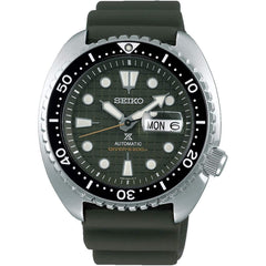 Seiko Men's Watch - Prospex Sea King Turtle Power Reserve Silicone Strap | SRPE05K1