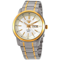 Seiko Men's Watch - Series 5 Automatic Two Tone Stainless Steel Bracelet | SNKM92K1