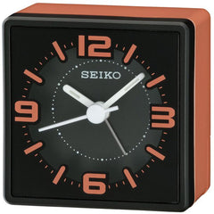 Seiko Quartz Alarm Clock - Bedside Black Dial | QHE091BLH