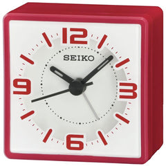 Seiko Quartz Alarm Clock - Bedside White Dial | QHE091RLH