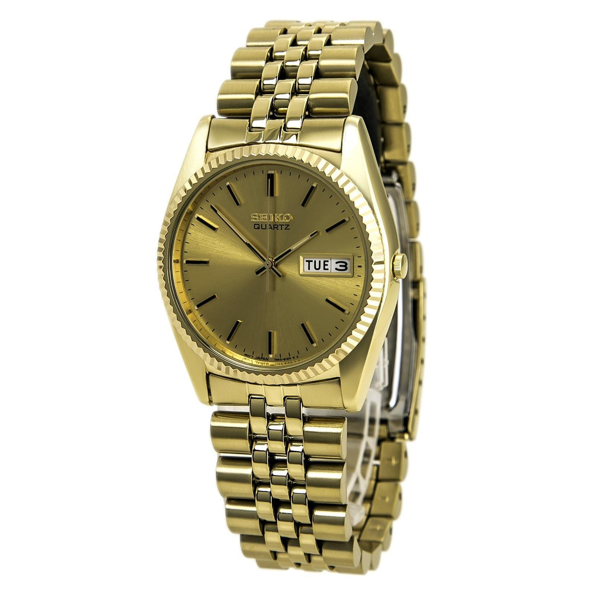 Seiko SGF206 Men's Dress Yellow Gold Plated Stainless Steel Watch Seiko SGF206 Men's Dress Yellow Gold Plated Stainless Steel Watch