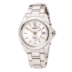 Seiko SKA475 Men's Silver Dial Stainless Steel Bracelet Kinetic Watch