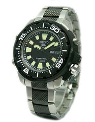 Seiko SKZ253 Men's TT Black Plated SS Automatic Dive Watch