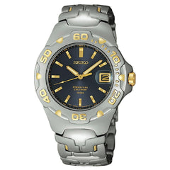 Seiko SLL182 Men's Blue Dial Two Tone Steel Perpetual Calendar Watch