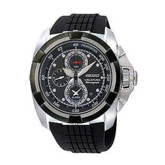 Seiko SNAA93P2 Men's Velatura Alarm Chronograph Watch