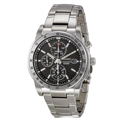 Seiko SNDD05 Men's Chrono Brown Dial Steel Bracelet Quartz Watch