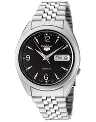 Seiko SNK135K Men's Automatic Stainless Steel Black Dial Watch