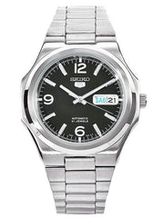 Seiko SNKK57 Men's Black Dial Stainless Steel Automatic Watch