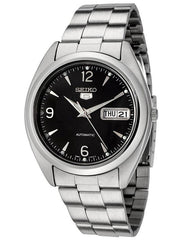 Seiko SNX123K Men's 100M WR Automatic Black Dial Watch