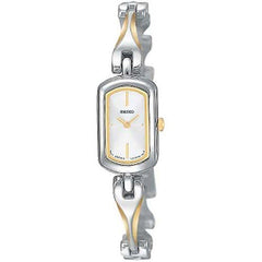 Seiko SUJE89 Women's Silver Dial Two Tone Yellow Gold Steel Bracelet Watch