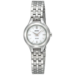 Seiko SUP003 Women's Solar Silver Dial Stainless Steel Bracelet Watch