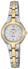 Seiko SUP024 Women's Two Tone White Dial Stainless Steel Watch