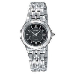 Seiko SXD799 Women's Le Grand Sport Black Dial Stainless Steel Watch