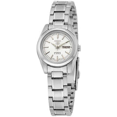 Seiko Women's Automatic Watch - Series 5 Date Display White Dial Bracelet | SYMK13K1
