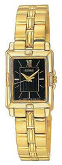 Seiko Women's Gold Plated Quartz Bracelet Watch SXGN48