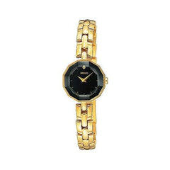 Seiko Women's Quartz Black Dial Bracelet Watch SUJF14